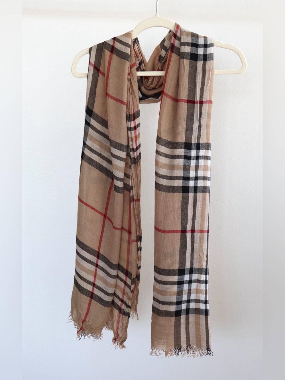 Burberry - Vintage Silk Chiffon Classic Scarf